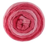 LANA GROSSA Gomitolo Tono - Laine dans un dégradé discret de couleurs fruitées - 100 % coton (bio) - 100 g de laine pour tricot et crochet - 360 m - FB 1036