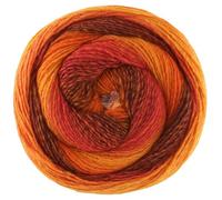 LANA GROSSA Gomitolo Versione | Fil à tricoter avec dégradé de couleur | Fil à tricoter et crochet en 60 % laine vierge et 40 % polyacrylique | 200 g de laine pour tricoter et crocheter | 700 m de