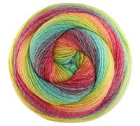 LANA GROSSA Gomitolo Versione | Fil à tricoter avec dégradé de couleur | Fil à tricoter manuel en 60 % laine vierge et 40 % polyacrylique | 200 g de laine pour tricoter et crocheter | 700 m de fil FB