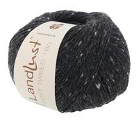 LANA GROSSA Landlust Soft Tweed 180 - Fil tweed classique en laine vierge avec picots multicolores - Fil à tricoter à la main en 100 % laine mérinos - 50 g de laine pour tricot et crochet - 180 m
