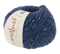 LANA GROSSA Landlust Soft Tweed 90 - Fil à tricoter en tweed classique torsadé en laine vierge avec picots multicolores - 100 % laine mérinos - 50 g - 90 m