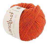 LANA GROSSA Landlust Soft Tweed 90 - Fil tweed classique en laine vierge torsadée avec picots multicolores - Fil à tricoter à la main en 100 % laine mérinos - 50 g de laine pour tricot et crochet - 90