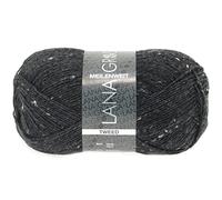 Lana grossa meilenweit 107 tweed anthracite