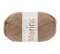Lana Grossa MEILENWEIT 2456 Pelote de laine mérinos extrafine Uni 100 g Nougat
