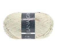 Lana Grossa Meilenweit Laine 100 Tweed 106 Naturel