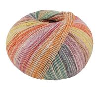Lana Grossa Meilenweit Positano 2571 Lot de 100 pelotes de laine de coton en bambou Jaune/naturel/gris/vert/bleu clair/bleu foncé/vert clair