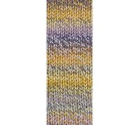 LANA GROSSA Merino Twister Fil à mèche triple torsadé, en laine mérinos superwash et acrylique (anti-boulochage de qualité supérieure), dégradé de couleurs imprimé en fil simple, 100 g de laine pour