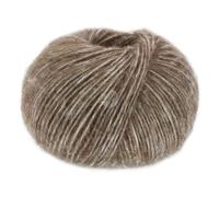 LANA GROSSA Natural Alpaca Pelo | Structure en maille moelleuse en coton remplie de fibres de bébé alpaaga et laine mérinos | 50 g de laine pour le tricot et le crochet | 125 m de fil FB8