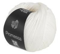 LANA GROSSA Promessa FB13 Fil tubulaire doux en coton bio et polyamide - Fil à tricoter à la main en 70 % coton biologique et 30 % polyamide - 50 g de laine pour tricot et crochet - 125 m