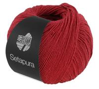 LANA GROSSA Setapura - FB9 - Fil de soie mat agréablement doux - Fil à tricoter à la main en 100 % soie - 50 g de laine pour tricot et crochet - 200 m