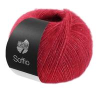 LANA GROSSA Soffio - Fil de dentelle moelleux en mérinos et coton avec 10 % cachemire - Fil à tricoter à la main en 60 % laine vierge (mérinos super fine), 30 % coton (bio) - 25 g pour tricot - 212 m