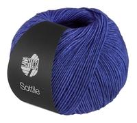 LANA GROSSA Sottile FB23 Structure délicate de fil de coton, remplie de fibres mérinos fines, fil à tricoter à la main en 85 % coton et 15 % laine vierge (mérinos) 50 g pour tricot et crochet 250 m