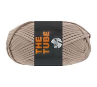 LANA GROSSA The Tube - Doux et rembourré, idéal pour les accessoires et les sacs - Fil à tricoter à la main en 60 % coton et 40 % nylon - 200 g de laine pour tricot et crochet - 114 m - FB 23