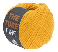 LANA GROSSA The Tube Fine FB117 Ruban fin en coton rempli, idéal pour les articles de décoration et les sacs, Fil à tricoter à la main en coton et polyamide, 100 g de laine pour tricot et crochet, 140
