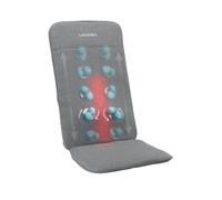 LANAFORM - CozyShiatsu - Couvre-siège Massage Shiatsu - Fauteuil Massant Chauffant Dos - Têtes Gel Rotatives Relaxation - Chaleur Lombaire Activable - Siège Bureau Canapé Détente