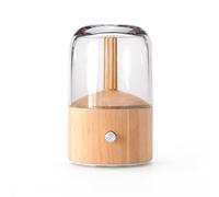 Lanaform Diffuseur d'huiles essentielles Davy Mist – Lampe d'ambiance LED Bois