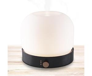 LANAFORM - Eclipse - Diffuseur Huiles Essentielles Relaxant - Diffuseur D’arômes & Aide À L'endormissement - Lampe D'ambiance - Humidificateur À Ultrasons - Eclairage LED