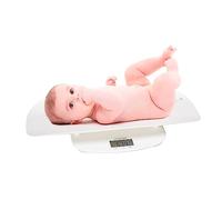 Lanaform Pèse-bébé Évolutif – Avec plateau amovible – Jusqu'à 150 kg – Blanc G