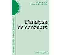 L'analyse de concepts - Collectif - Apogee - broché - Etude