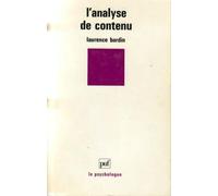L'analyse de contenu