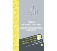 L'analyse des données didactiques Sélection, synthèse, description, interprétation - Collectif - Uga - broché - Revue