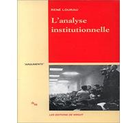 L'analyse institutionnelle
