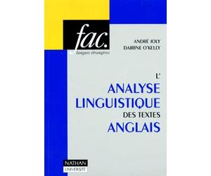L'Analyse linguistique des textes anglais
