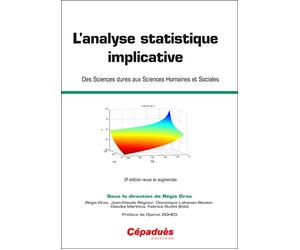 L'analyse statistique implicative 3e ed 2ème édition revue et augmentée - Collectif - Cepadues - broché - Revue