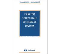 L'analyse structurale des réseaux sociaux
