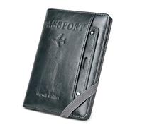 LANANAI Étui de protection pour carte d'identité, porte-cartes, passeport, multifonction, grande capacité, sac de rangement, vert foncé, 10.5 x 1.5 x 15 cm, Décontracté