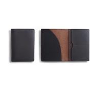 LANANAI Housse de passeport rétro faite à la main en cuir de vachette universel multifonction pour ranger vos documents, café, 10 x 14 cm, Décontracté