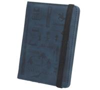 LANANAI Porte-passeport anti-magnétique pour le Moyen-Orient Arabie Saoudite - Ensemble de carnet de passeport - Architecture du Qatar, noir foncé, 10.7 x 14.8 cm, Décontracté