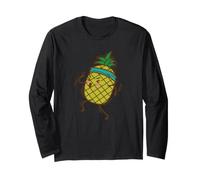 L'ananas va Faire du Jogging ou Courir des Fruits sucrés Manche Longue