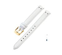 LANAPPTLTG Accessoires de montre tendance for femmes, compatibles for les modèles Anne Klein AK2156, AK2157, AK2618, interface concave, bracelet confortable 12 x 6 x 14 x 8 mm(White-GD-K1,12x6mm)