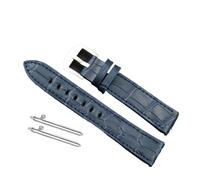 LANAPPTLTG Bracelet de montre en cuir for dégagement rapide 18 mm, 20 mm, 22 mm, for homme, compatible for Skmei DW Fit For Pagani Design(BLUE,22mm)