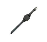 LANAPPTLTG Bracelet de montre en cuir for femmes, 18mm, adapté au Fossil ES4113 ES3625 ES3616 ES3838 ES4114(Black,18mm Silver-K1)