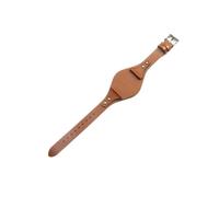 LANAPPTLTG Bracelet de montre en cuir for femmes, 18mm, adapté au Fossil ES4113 ES3625 ES3616 ES3838 ES4114(Brown,18mm Gold-K1)