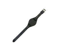 LANAPPTLTG Bracelet de montre en cuir for femmes, 18mm, adapté au Fossil ES4113 ES3625 ES3616 ES3838 ES4114(Litchi Black,18mm Silver-K1)