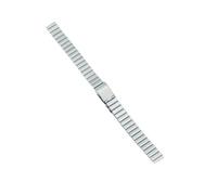 LANAPPTLTG Bracelet de montre en cuir for hommes et femmes, 10 mm, 12 mm, 14 mm, 16 mm, 18 mm, 19 mm, 20 mm(Silver,10mm)