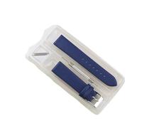 LANAPPTLTG Bracelet de montre en cuir lisse 8/10/12/14/16/18/19/20/22/24 mm Montres-bracelets Accessoires de montre(Blue,24mm)