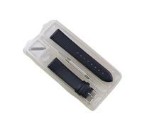 LANAPPTLTG Bracelet de montre en cuir lisse 8/10/12/14/16/18/19/20/22/24 mm Montres-bracelets Accessoires de montre(Black,16mm)