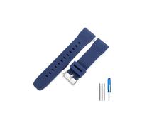 LANAPPTLTG Bracelet de montre en Silicone for Casio Casio 5497 PRG-600/650y PRW-6600Y, aventure en plein air, plongée, trou carré, respirant, sport(Blue-Steel-K5)