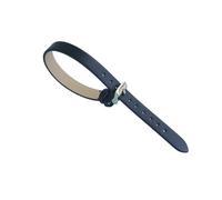 LANAPPTLTG Bracelet en cuir simple for boucle dorée claire, cordon de bijoux, lettre classique minimaliste, accessoires de bracelet en cuir 6 mm, 8 mm, 10 mm(Black,8mm)