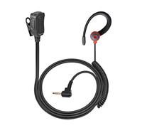 LANAPPTLTG Oreillette for Talkie-walkie 1 Broche, Forme G, Micro-Casque 2,5 mm, PTT, Compatible for Les radios Amateurs Motorola Talkabout TLKR T80 T82 T60 T5 T7 MR350R MD200(RED03C-TK 1PCS)