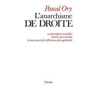 L'anarchisme De Droite