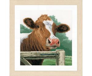 Lanarte Compté Kit Point De Croix: Vache Demande (Evenweave)