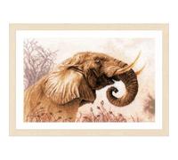 Lanarte Kit de broderie au point de croix Motif animaux Appel d'éléphant