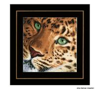Lanarte "Leopard Aida" kit de point de croix, compté