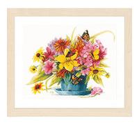 Lanarte Point De Croix Compté Kit Tableau Complet Set LA PERFECTION DES COULEURS De Broderie Loisir Créatif Maison Decoration Cadeau DIY ca. 37 x 31 cm Counted Cross Stitch Embroidery