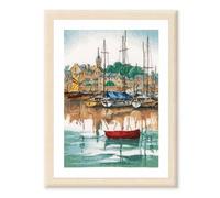 Lanarte Point De Croix Compté Kit Tableau Complet Set MARINA AU LEVER DU SOLEIL De Broderie Loisir Créatif Maison Decoration Cadeau DIY ca. 31 x 43 cm Counted Cross Stitch Embroidery